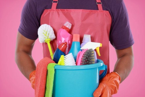 Professional move out cleaning in a bright living room