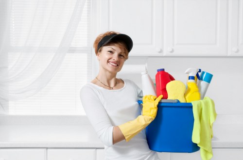 Professional move in cleaning service in a Merton property
