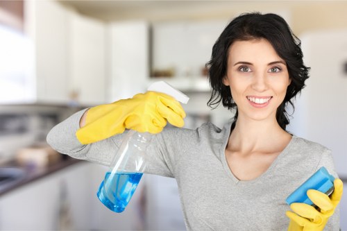 Fresh and tidy home interior after professional house cleaning