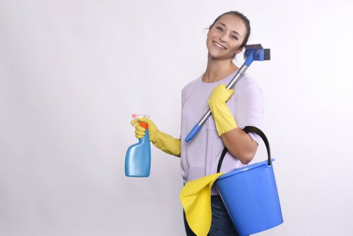 Kitchen surfaces sanitized during Airbnb cleaning